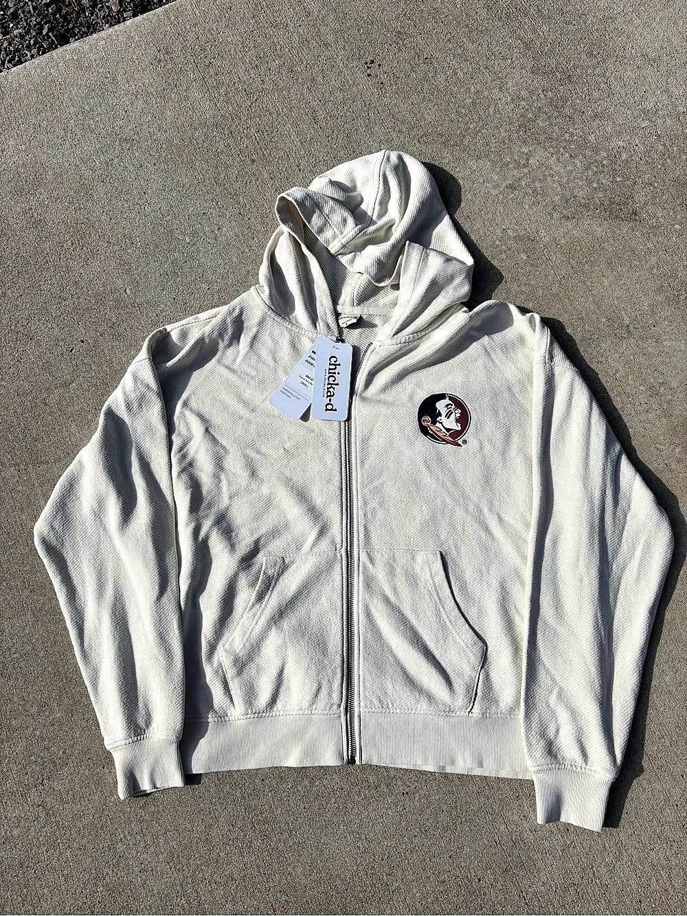 chicka-d French Terry Zip-Up Florida State Seminoles Hoodie Florida State